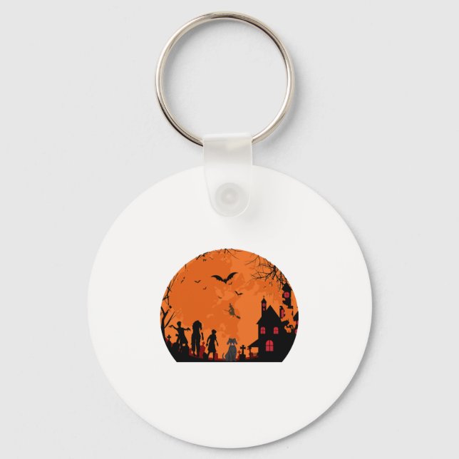 halloween vector        keychain (Front)
