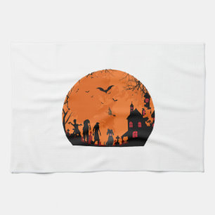 halloween vector        kitchen towel