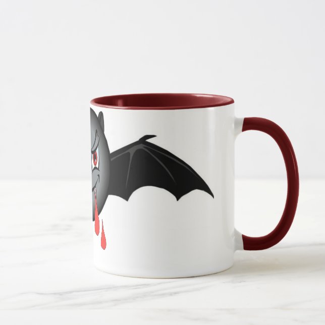 Halloween - Vegetarian Bat Mug (Right)