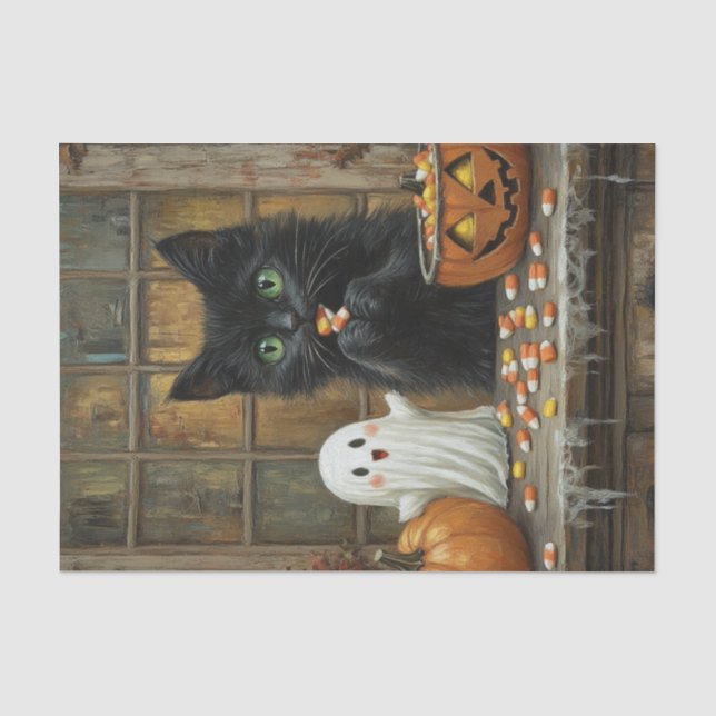 Halloween Vibes3 Tissue Paper (Front)