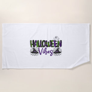 Halloween Vibes                 Beach Towel