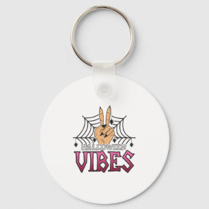 Halloween Vibes, Halloween, Scary, Costume Keychain