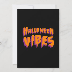 Halloween Vibes Invitation