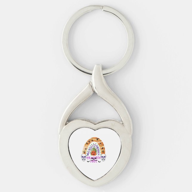 Halloween vibes keychain (Front)