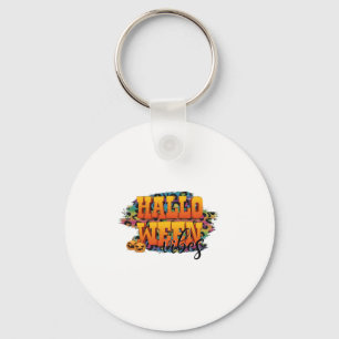 Halloween vibes   keychain