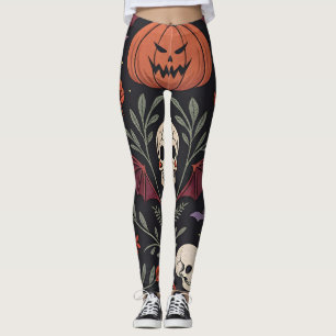Halloween Vibes Pattern Leggings
