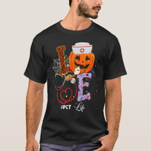 Halloween vibes PCT Life Pumpkin Nurse Outfit for  T-Shirt