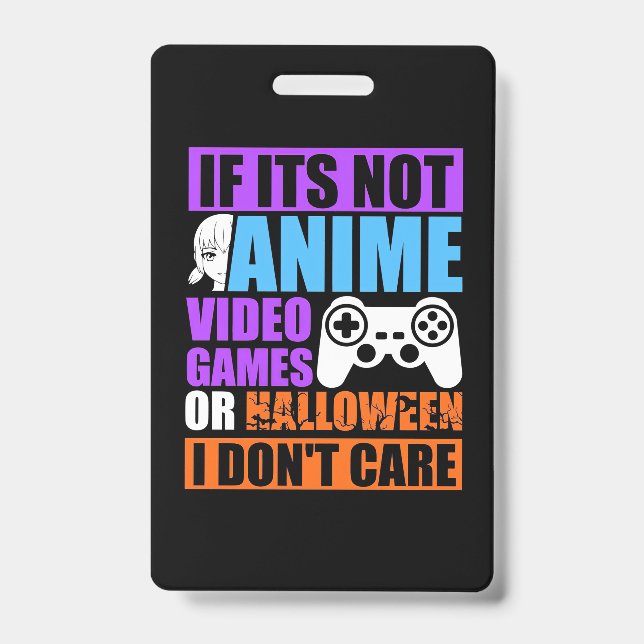 Halloween Video Games Badge (Front)