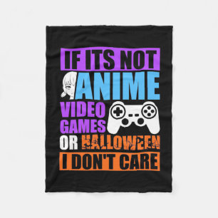 Halloween Video Games Fleece Blanket