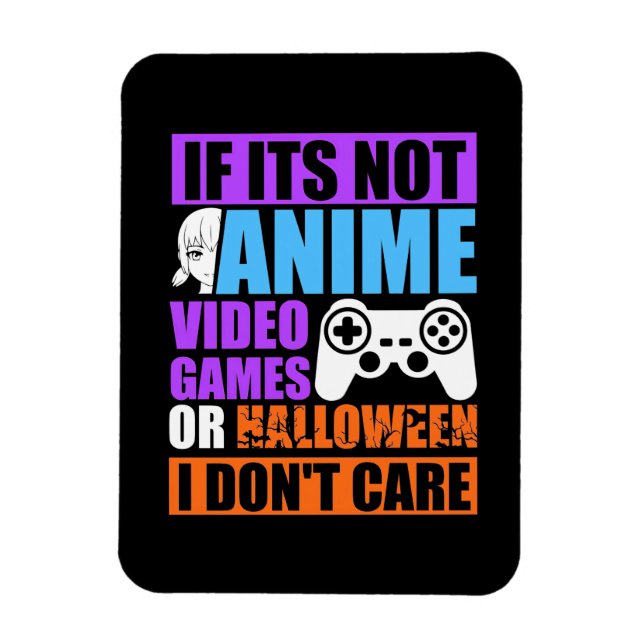 Halloween Video Games Magnet (Vertical)