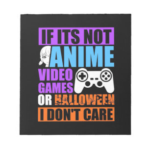Halloween Video Games Notepad