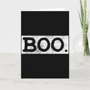 Halloween Vintage Boo Funny Gift Card