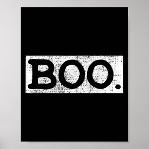 Halloween Vintage Boo Funny Gift Poster