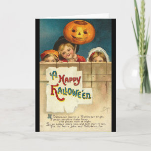 halloween vintage card