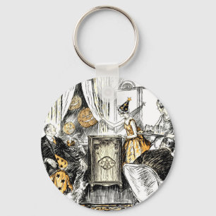 Halloween Vintage Flappers Keychain