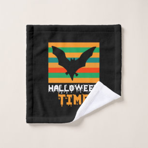 Halloween Vintage Halloween Time Wash Cloth