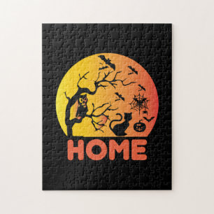 Halloween Vintage Home Birthday Jigsaw Puzzle