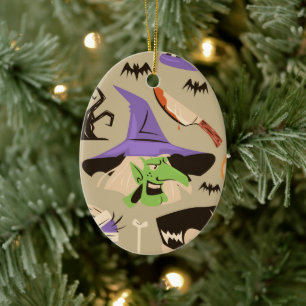 Halloween vintage pattern ornament