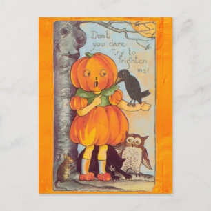 halloween vintage postcard