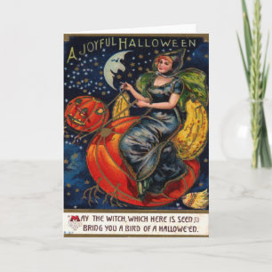 Halloween Vintage Postcard