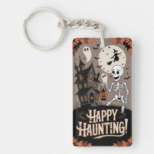 Halloween Vintage squelette et citrouille