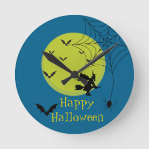 Halloween wall clock