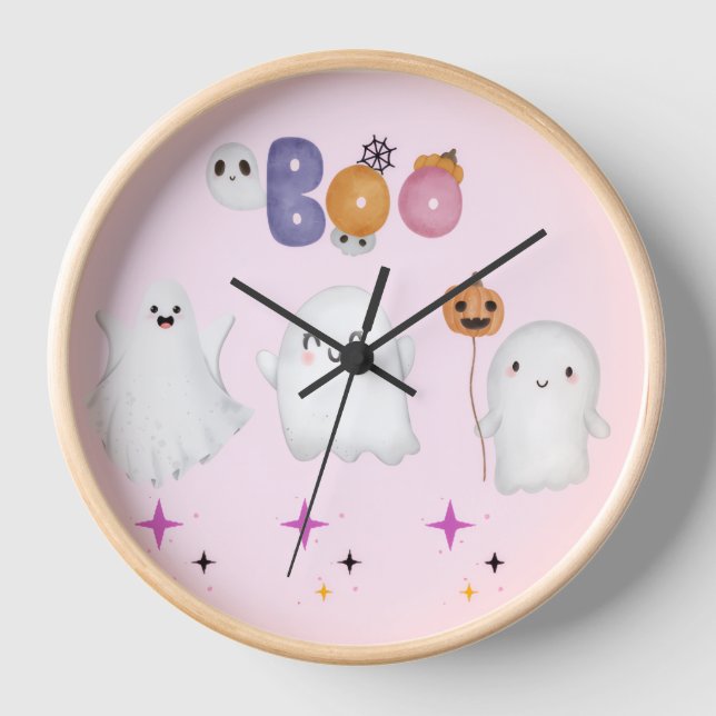 Halloween  wall clock (Front)