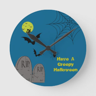 Halloween Wall Clock – Spooky Seasonal Decor