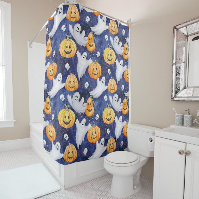 Halloween Watercolor Pattern (In Situ)