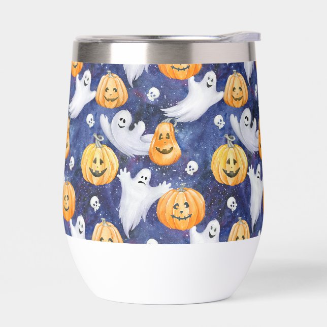 Halloween Watercolor Pattern (Left)
