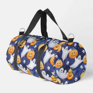 Halloween Watercolor Pattern Duffle Bag