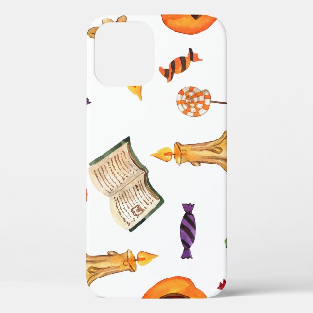 Halloween Watercolor: Seasonal Pattern Case-Mate iPhone Case (Back)