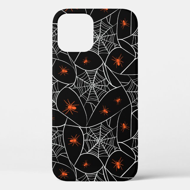 Halloween web and spiders background. Case-Mate iPhone case (Back)