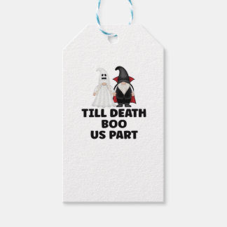Halloween Wedding Anniversary - Till Death Boo Us Gift Tags