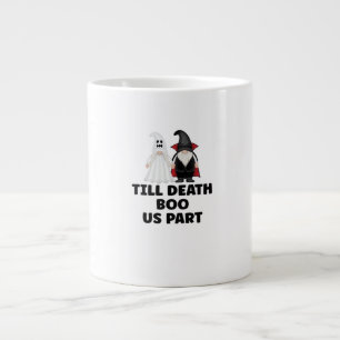 Halloween Wedding Anniversary - Till Death Boo Us  Large Coffee Mug