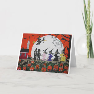 Halloween Wedding Card