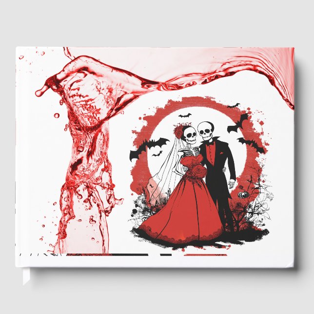 Halloween Wedding Guest Book (Front)