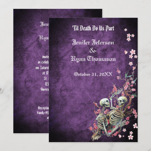 halloween wedding Invitation