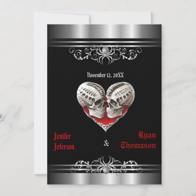 halloween wedding Invitation (Front)