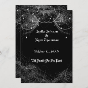 halloween wedding Invitation