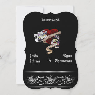 halloween wedding Invitation