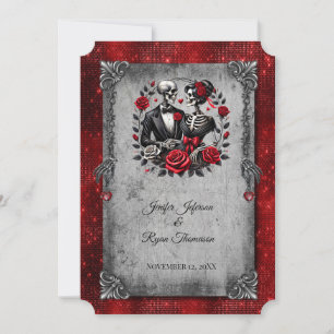 halloween wedding Invitation