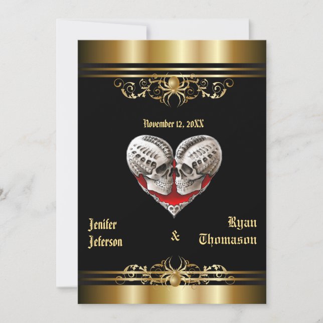 halloween wedding Invitation (Front)