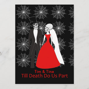 Halloween Wedding Invitation Customize Product