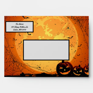 Halloween Wedding Invitation Envelopes Address