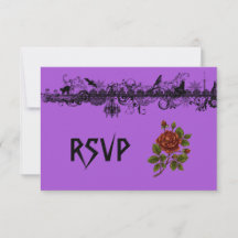 Halloween Wedding RSVP