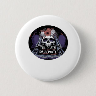 Halloween Wedding Spooky Wedding Halloween Party T 2 Inch Round Button