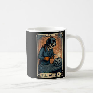 Halloween Welder Skull Pumpkin Gift For Women Tank Coffee Mug