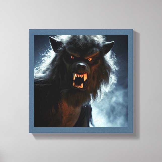 Halloween - Werewolf 1 Canvas Print (Front)