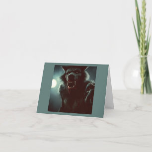 Halloween - Werewolf 2 Card